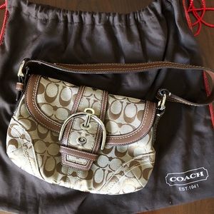 Authentic Brown Coach Tote